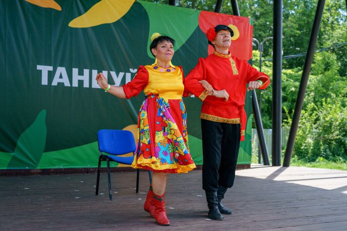 Областной фестиваль «Танцуй от души» для участников проекта "Активное долголетие"