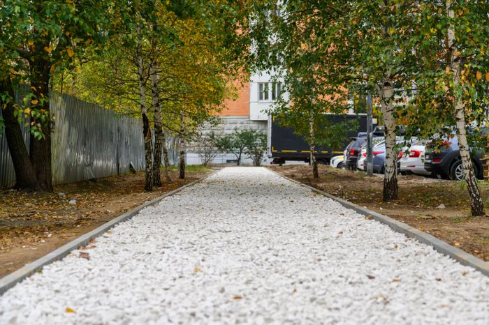 Благоустройство двора в Балашихе на улице Свердлова