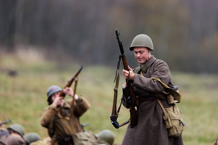 Военно-исторический фестиваль «Москва за нами. 1941 год» на Бородинском поле