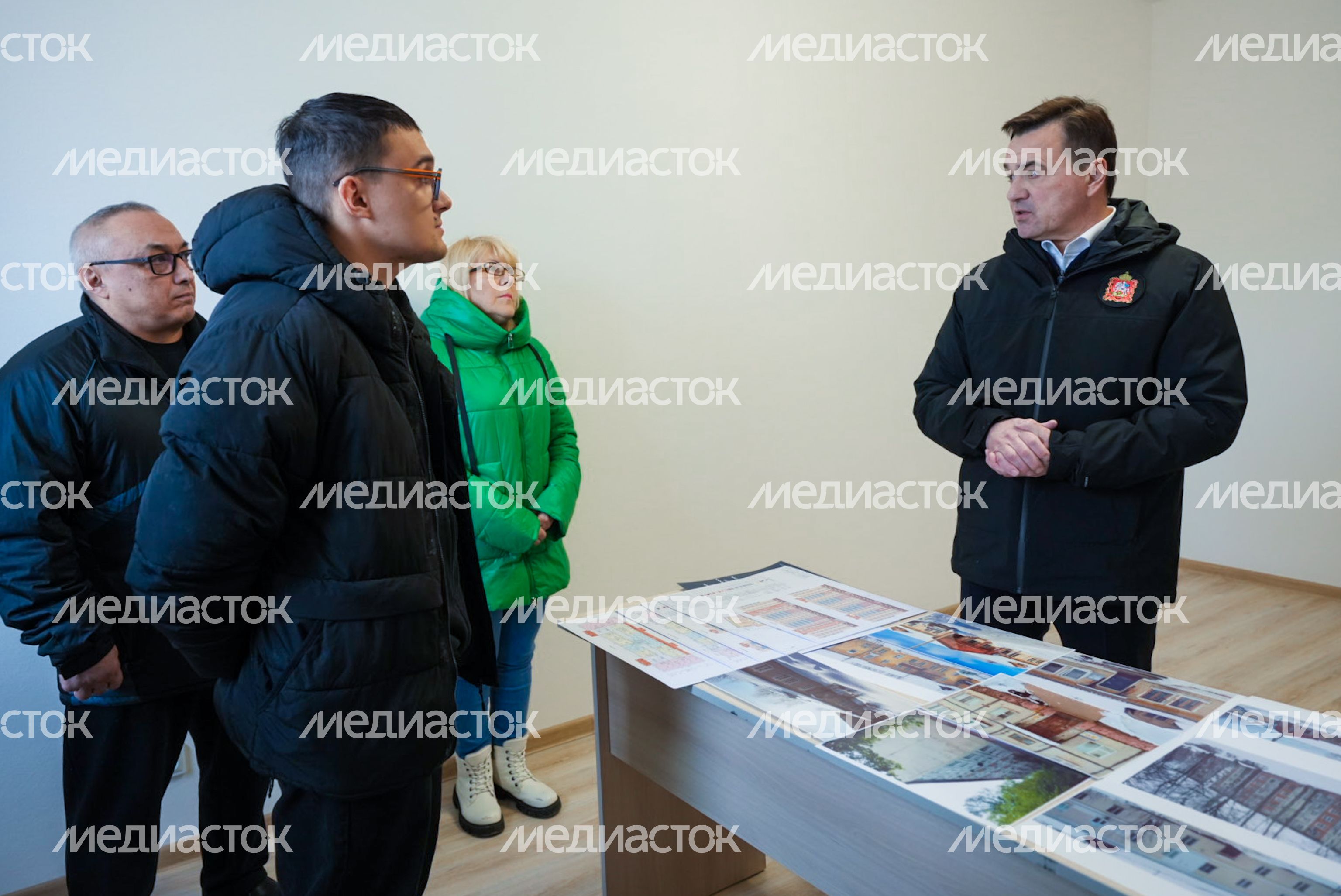Губернатор проинспектировал расселение аварийного жилья в г.о. Клин