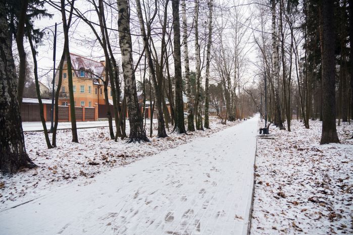 Люберцы. Томилинский лесопарк. Зима