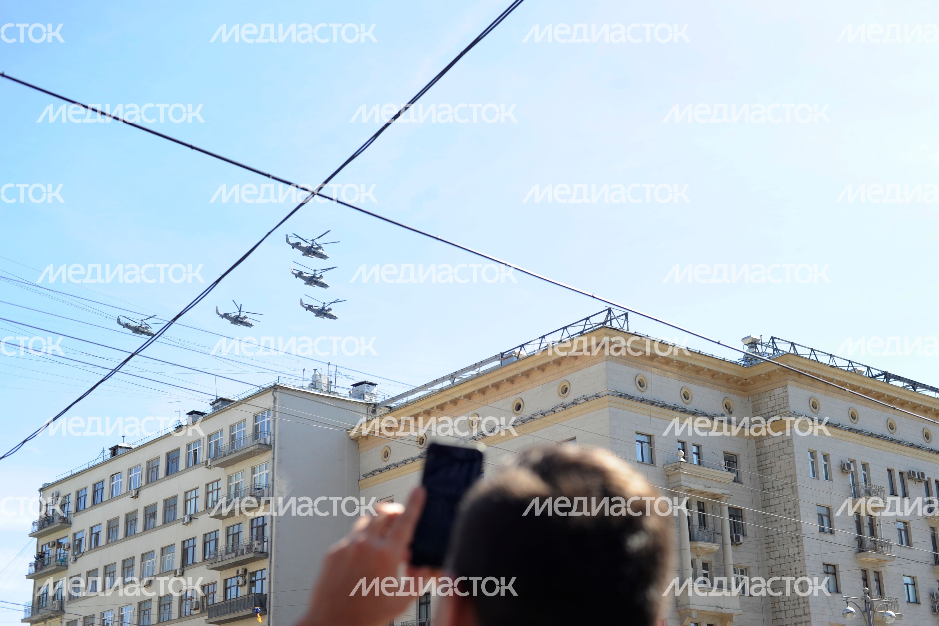 Генеральная репетиция парада Победы на Красной площади