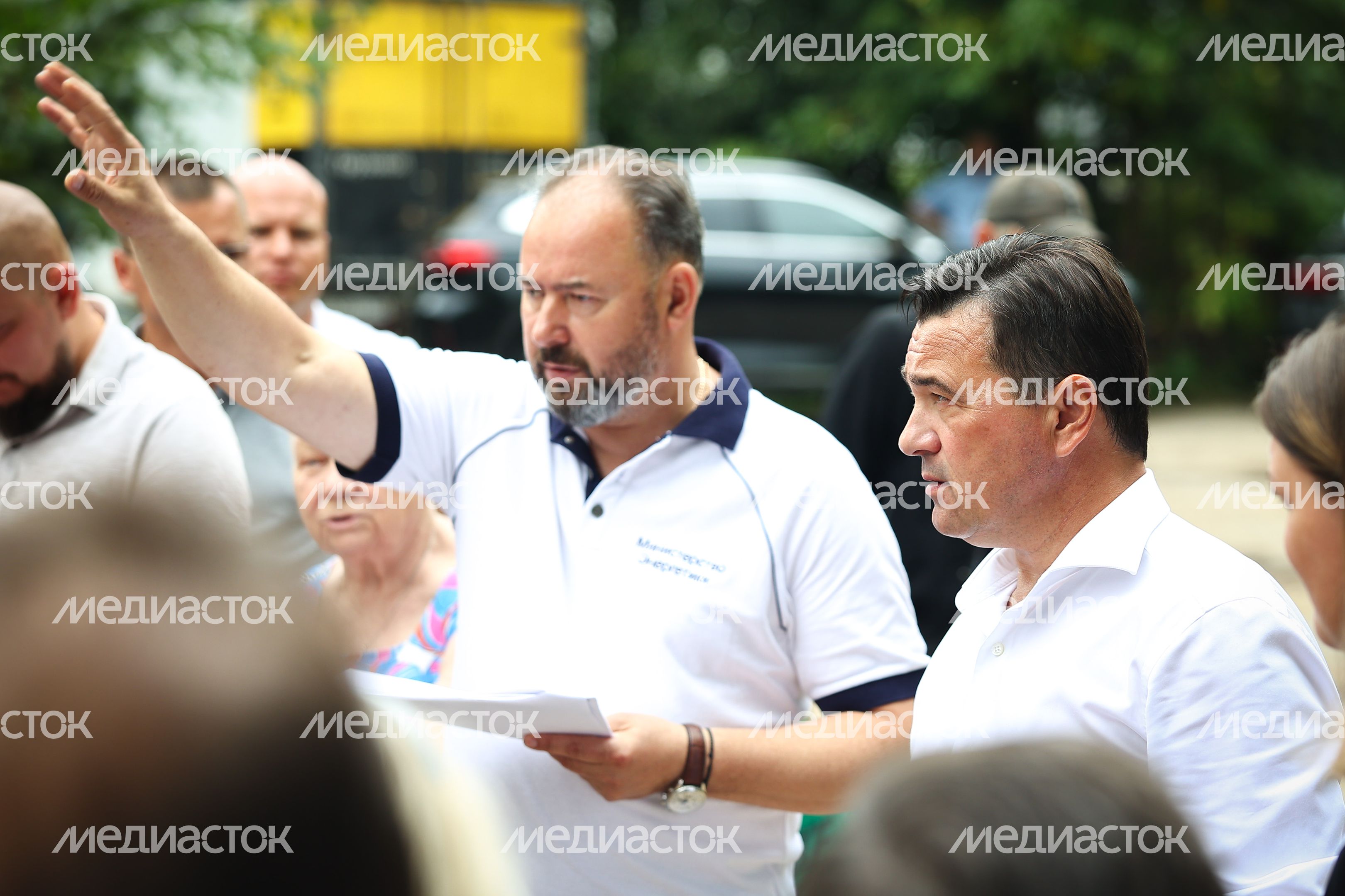 Проверка хода работ по модернизации теплоснабжения в Солнечногорске Губернатором Подмосковья