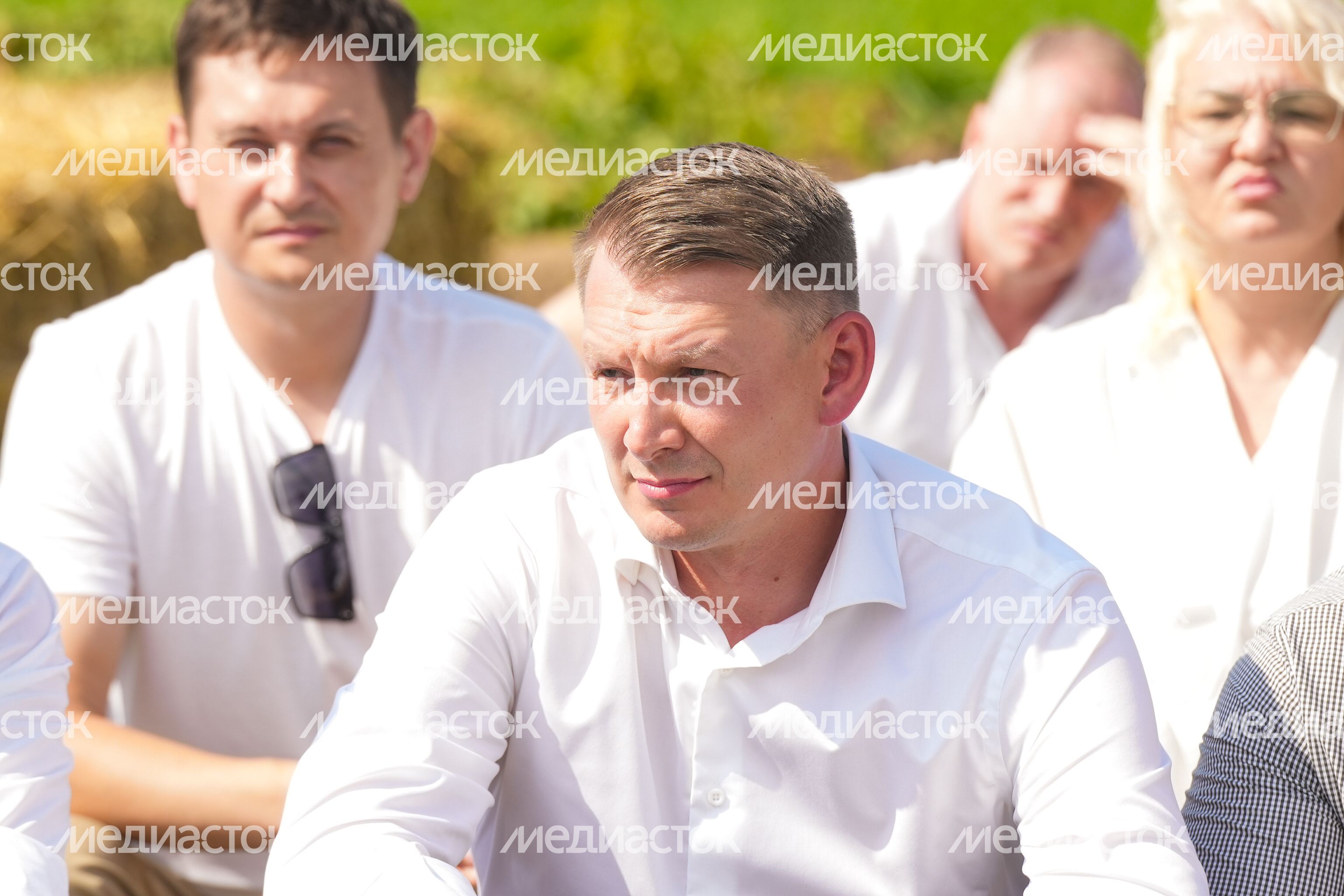 Александр Двойных на агропромышленной выставке "День поля Московской области"
