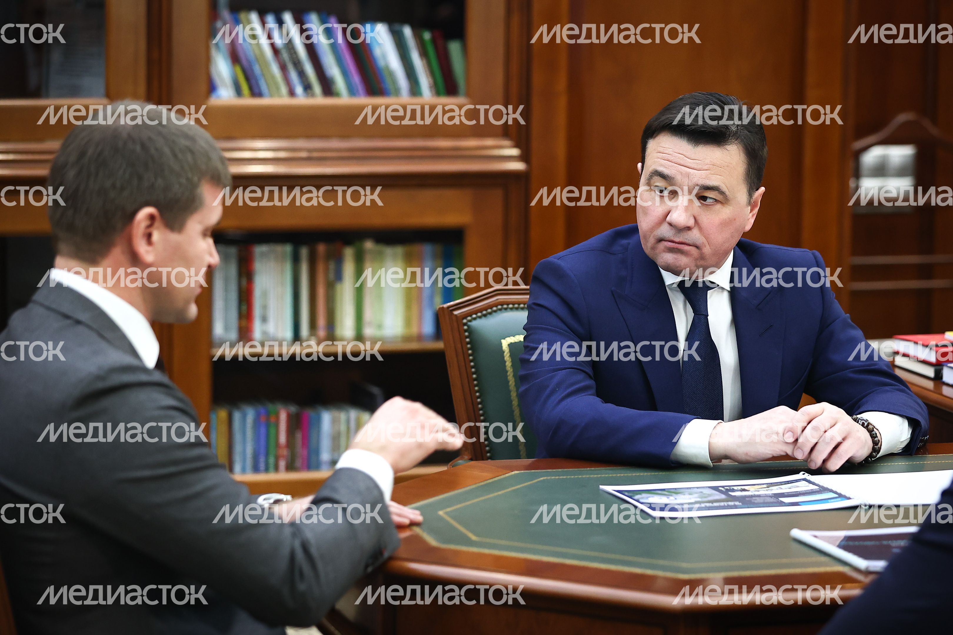 Рабочая встреча Губернатора Подмосковья с Главой Орехово-Зуевского городского округа
