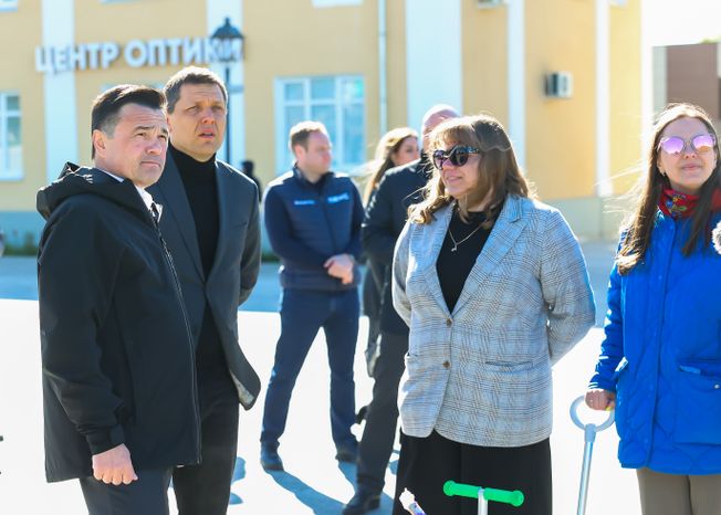 В Дмитрове завершен I этап реконструкции Советской площади