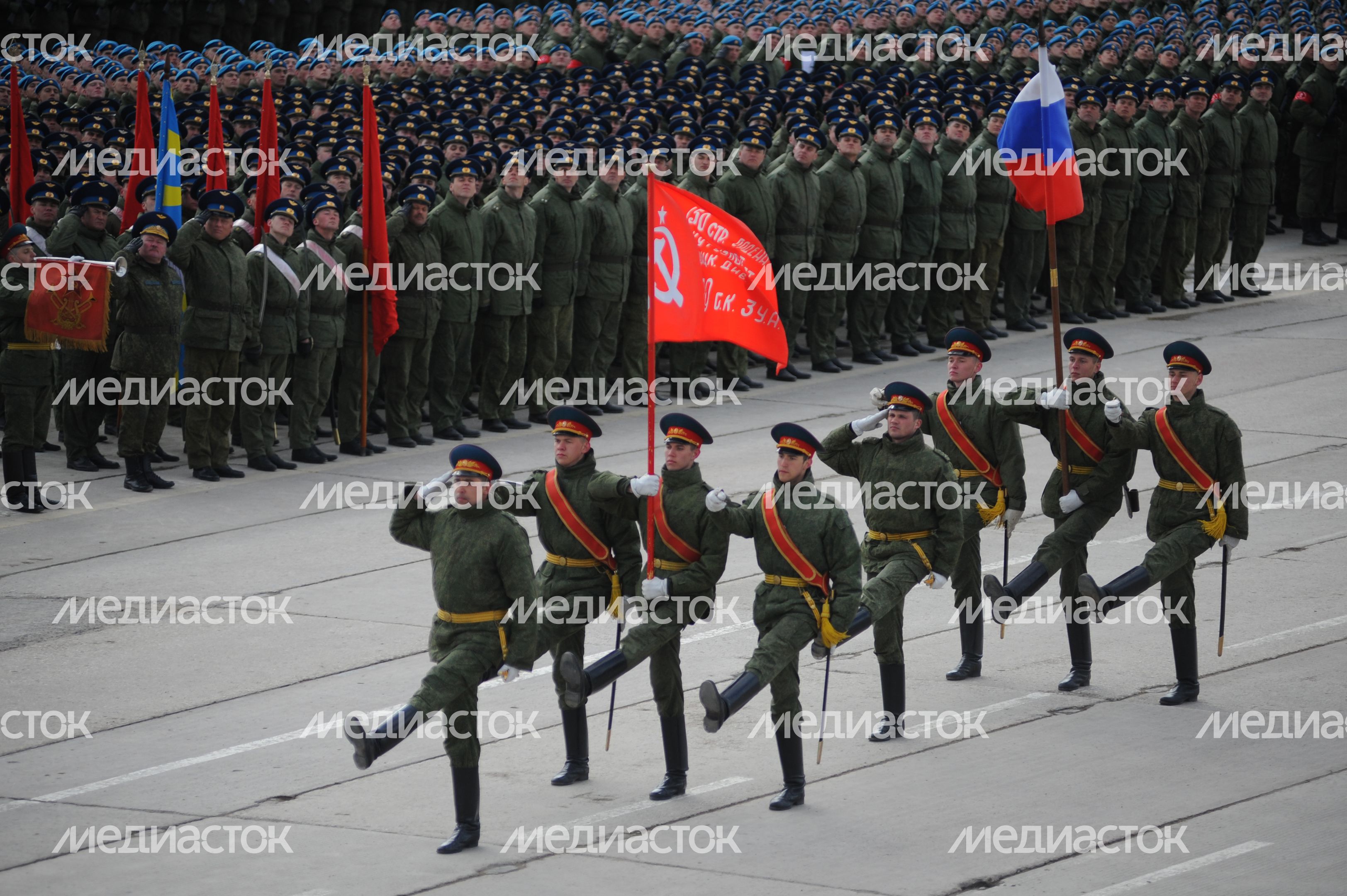 Репетиция Парада Победы в Алабино