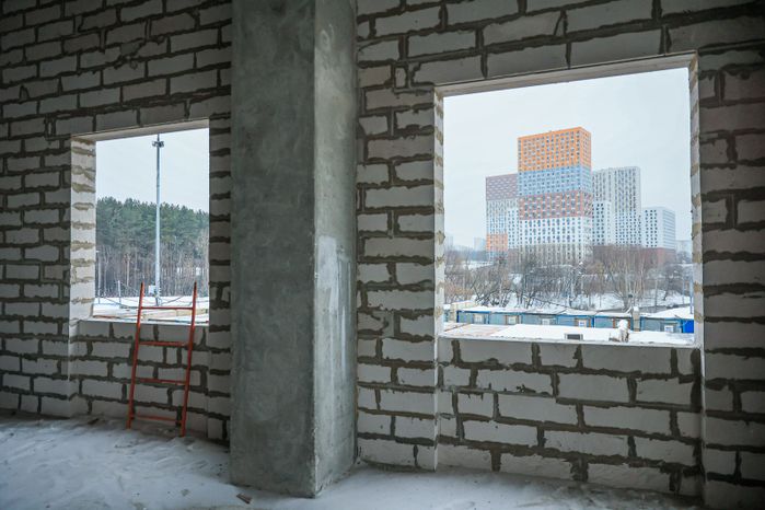Посещение Губернатором Подмосковья стройплощадки Детской областной больницы в Красногорске