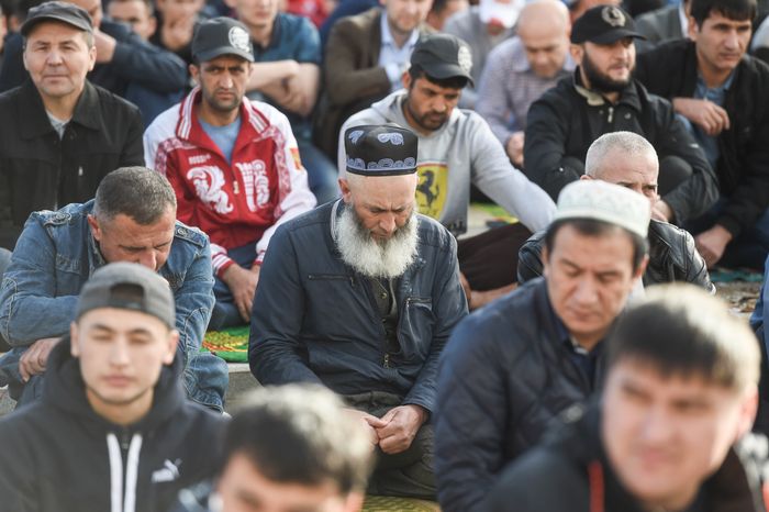 Празднование Ураза‑байрам в Москве в 2018 году