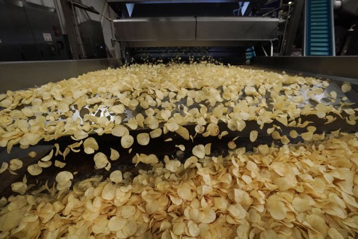 Производство чипсов Lay’s на заводе PepsiCo в Кашире