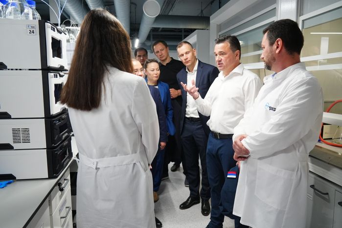 Губернатору представили проект развития R&D-Центра фармкомпании «Биннофарм Групп» в Красногорске