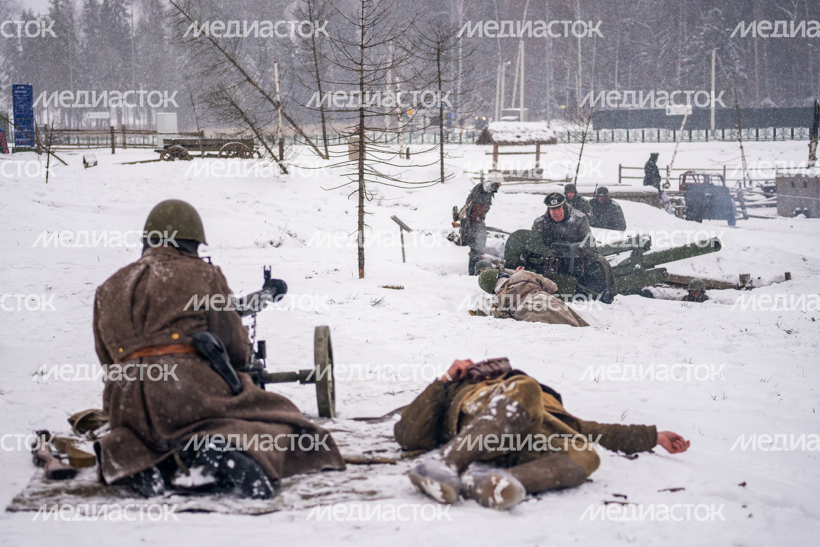 Военно-историческая реконструкция Битвы за Москву в Одинцовском округе
