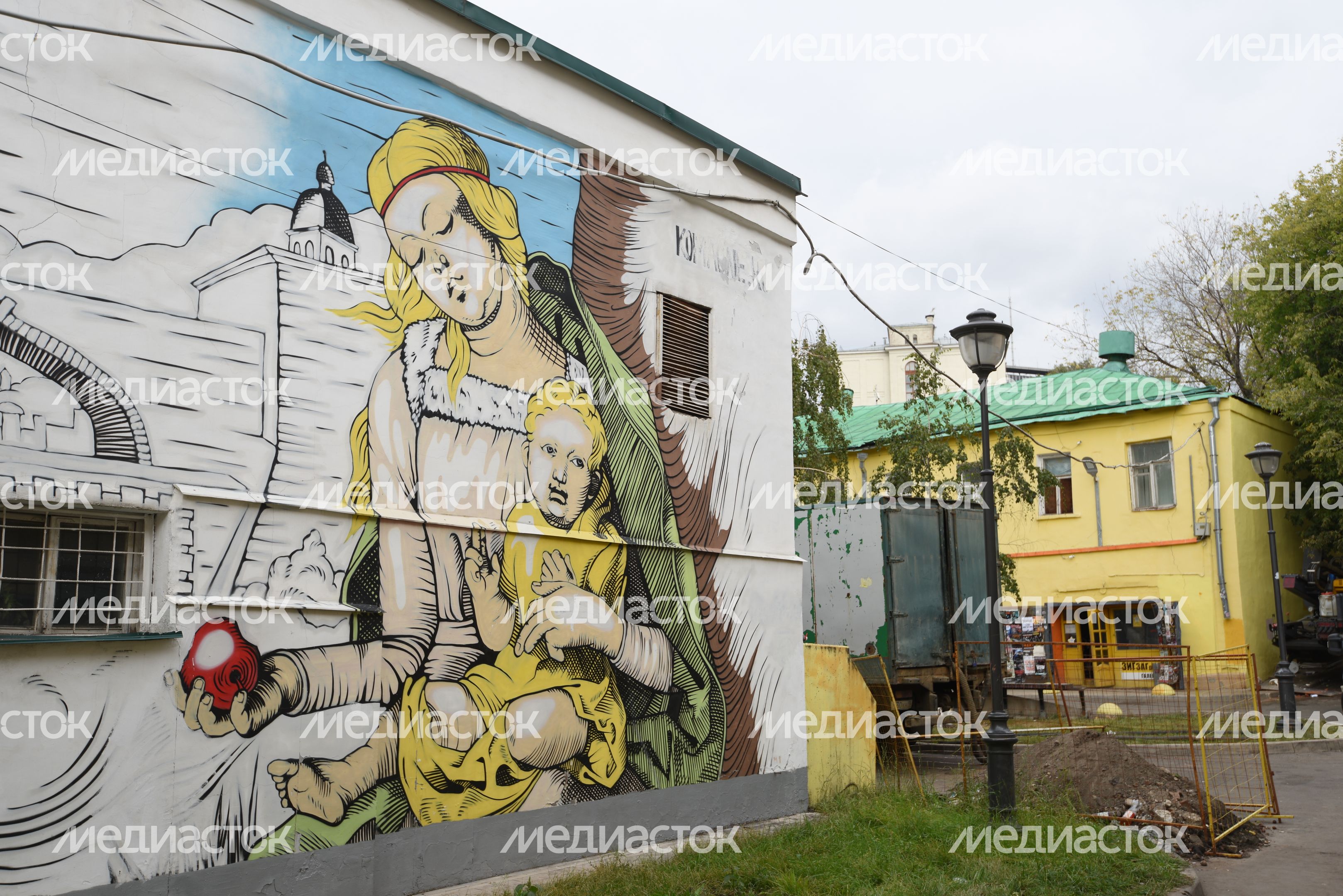 Граффити на улицах Москвы