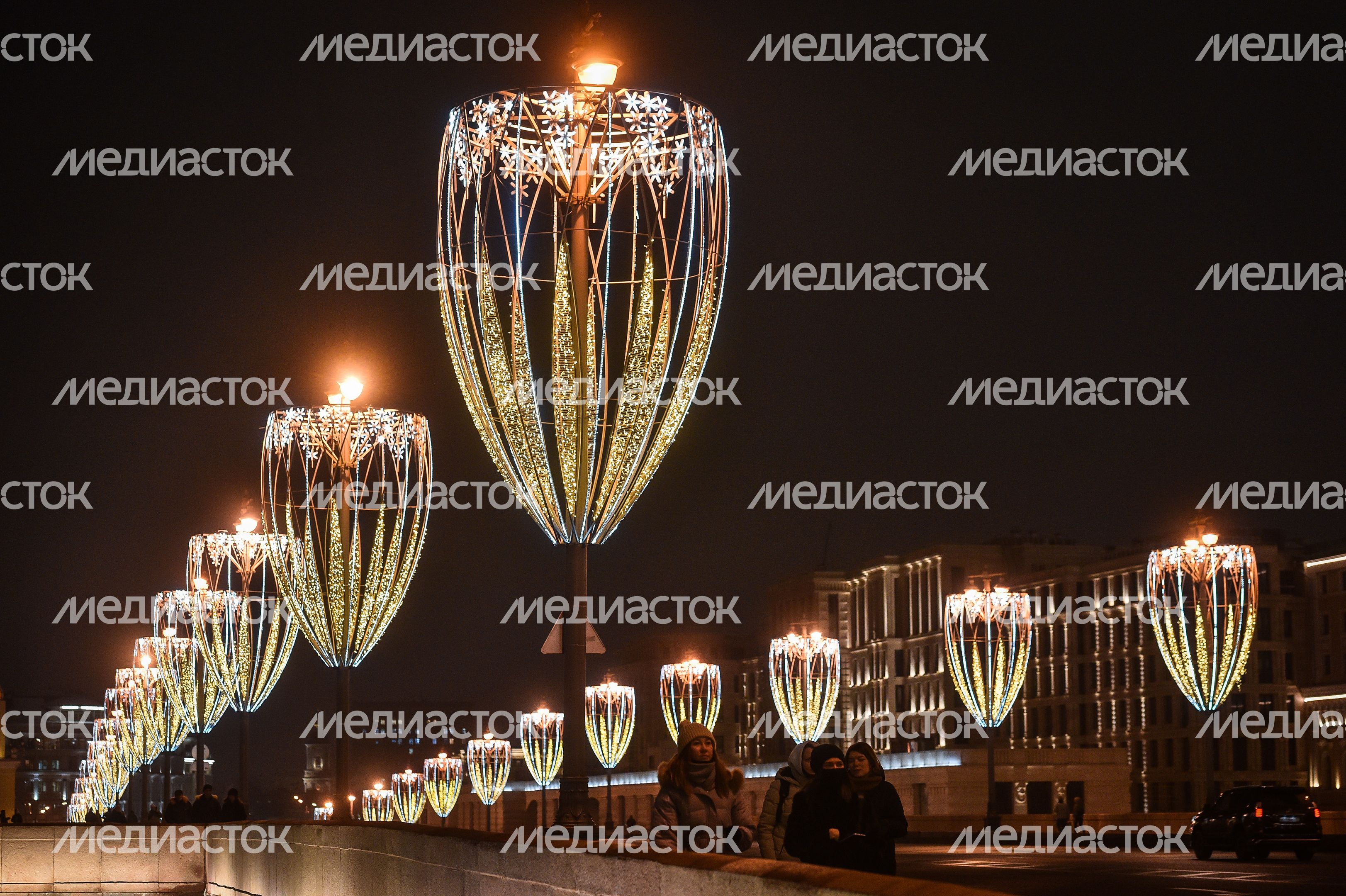 Новогодняя иллюминация в Москве