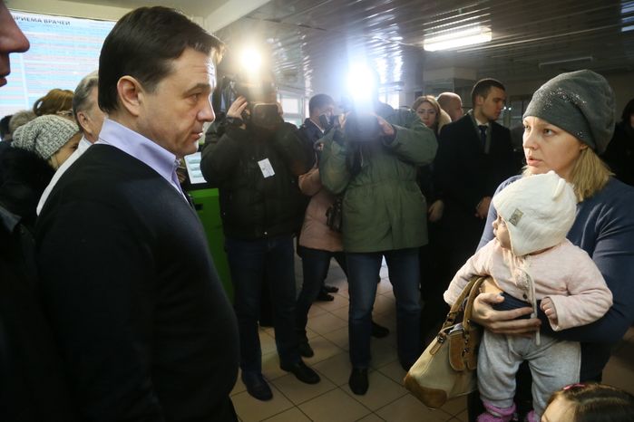А. Воробьев посетил с рабочим визитом Ленинский район