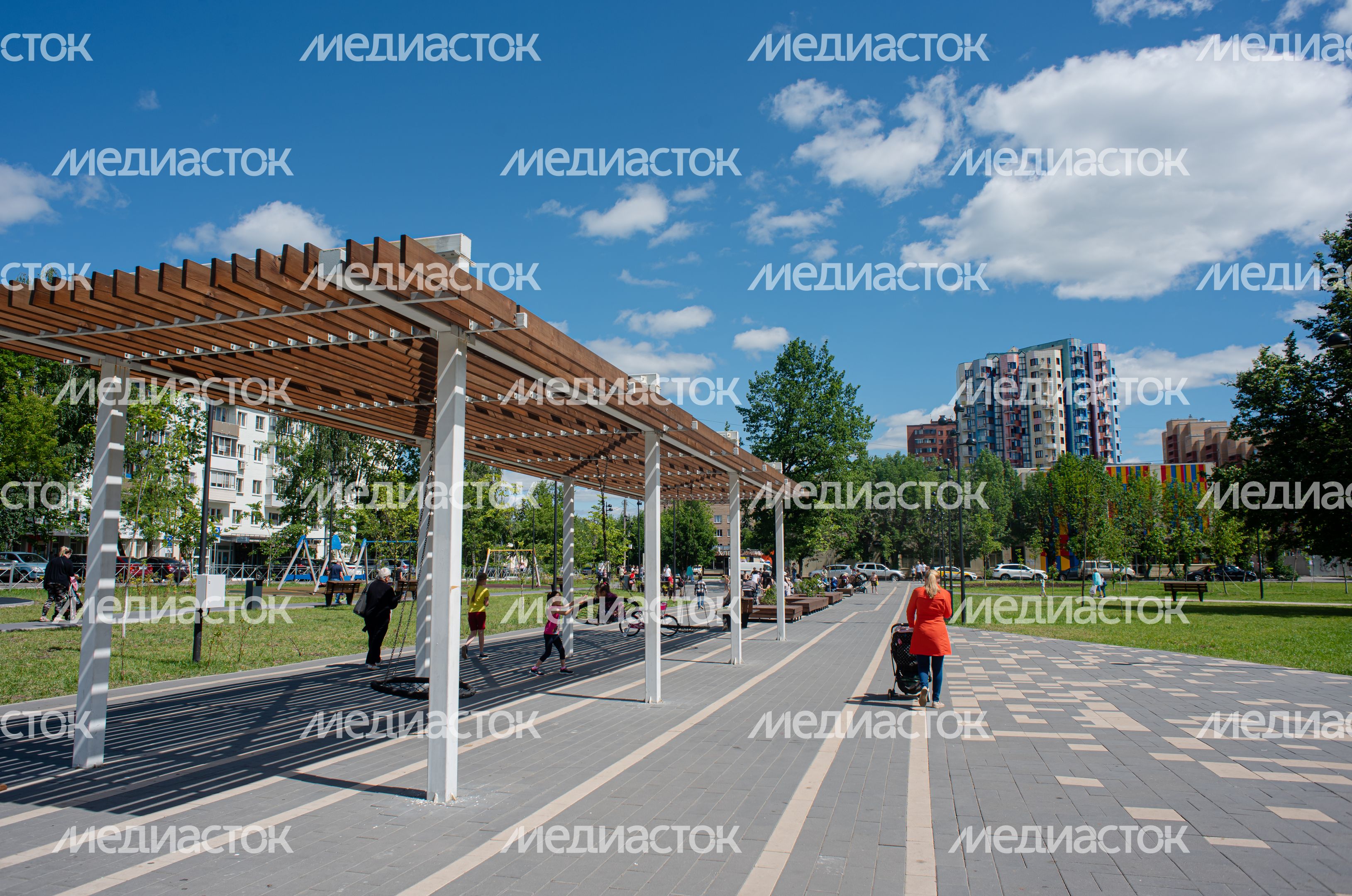 Летние виды города Ивантеевка