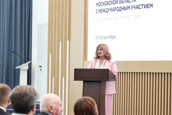Нисо Одинаева поприветствовала участников VI Cъезда детских врачей Московской области