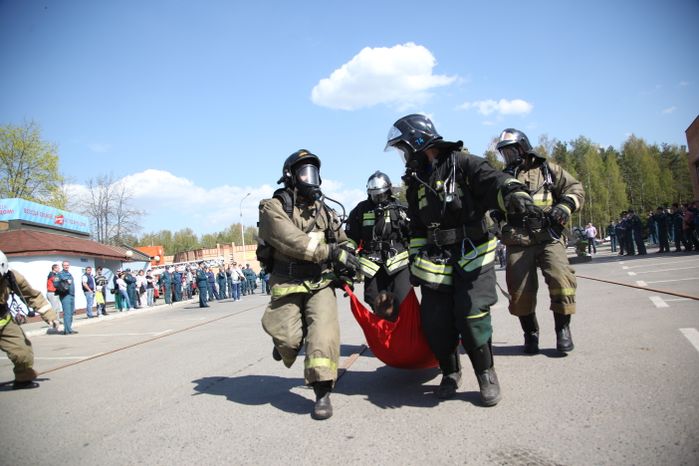 Противопожарные учения в Дубне