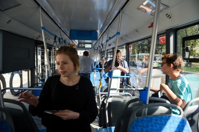 Первый электробус вышел на маршрут в Москве