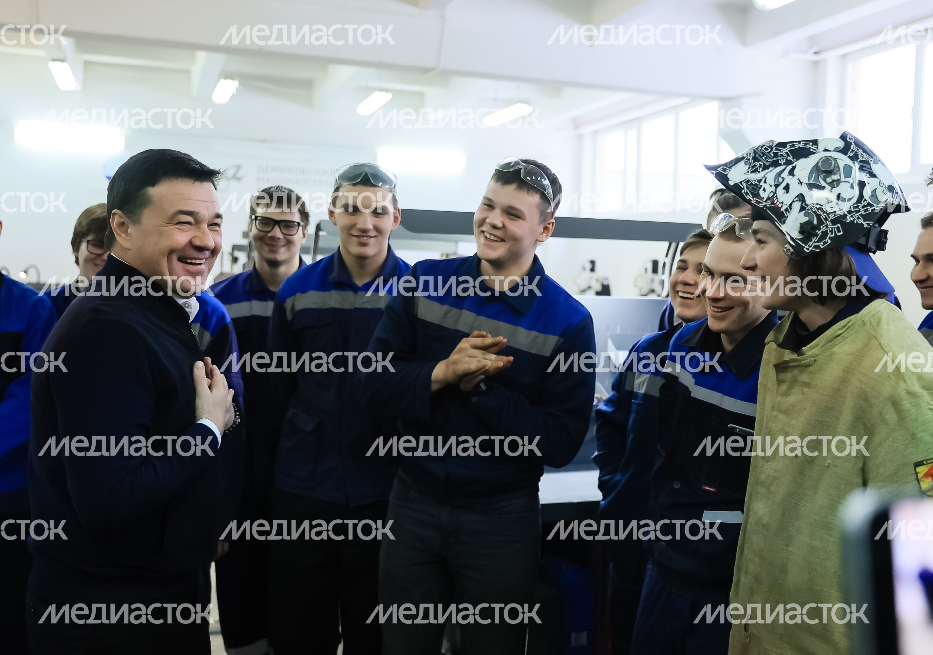 Посещение Губернатором Павлово-Посадского Техникума