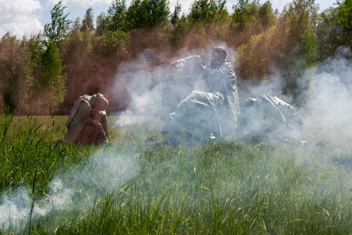 Военно-техническая игра "Арт-дуэль-2024" на аэродроме Волосово