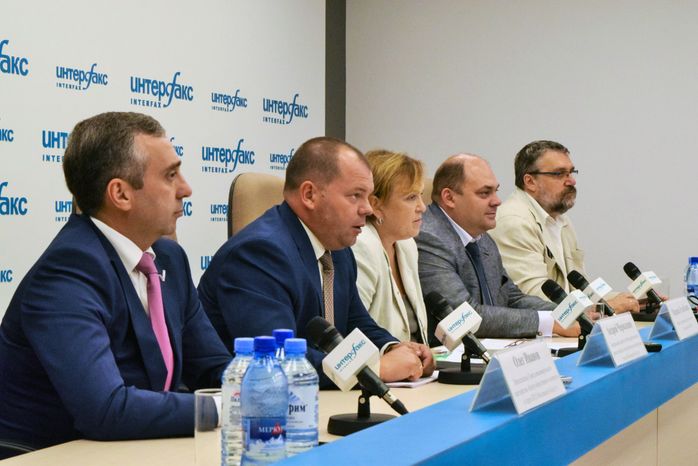 Пресс-конференция министра строительного комплекса МО Марины Оглоблиной
