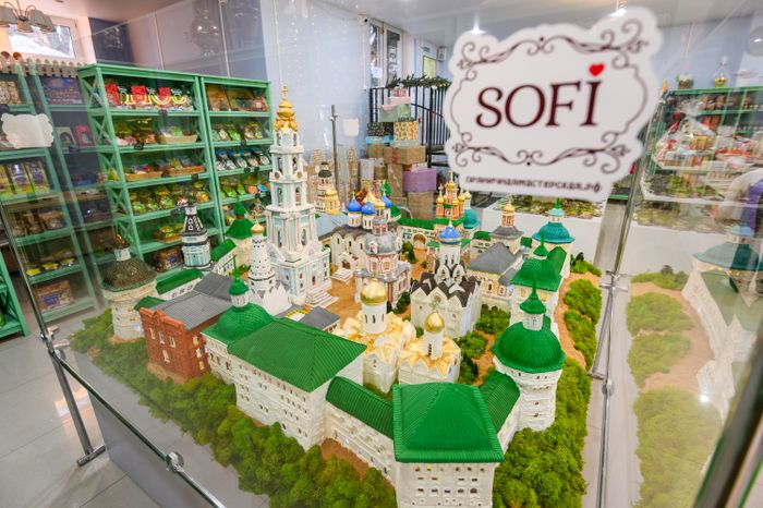 Троице-Сергиева лавра из пряников от пряничной мастерской Sofi