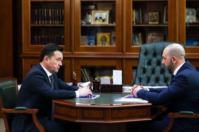 Губернатор провел рабочую встречу с главой Орехово-Зуевского г.о.