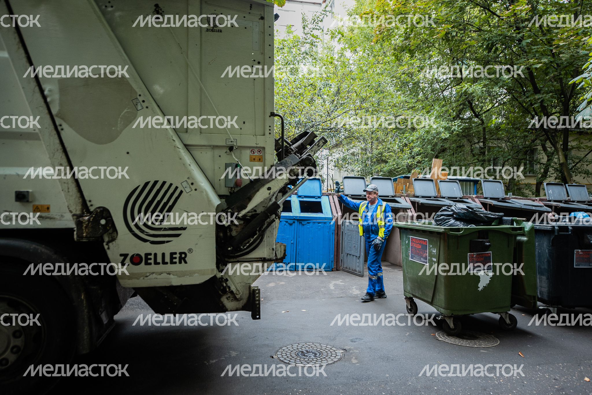 Вывоз вторсырья и смешанных отходов в Московской области