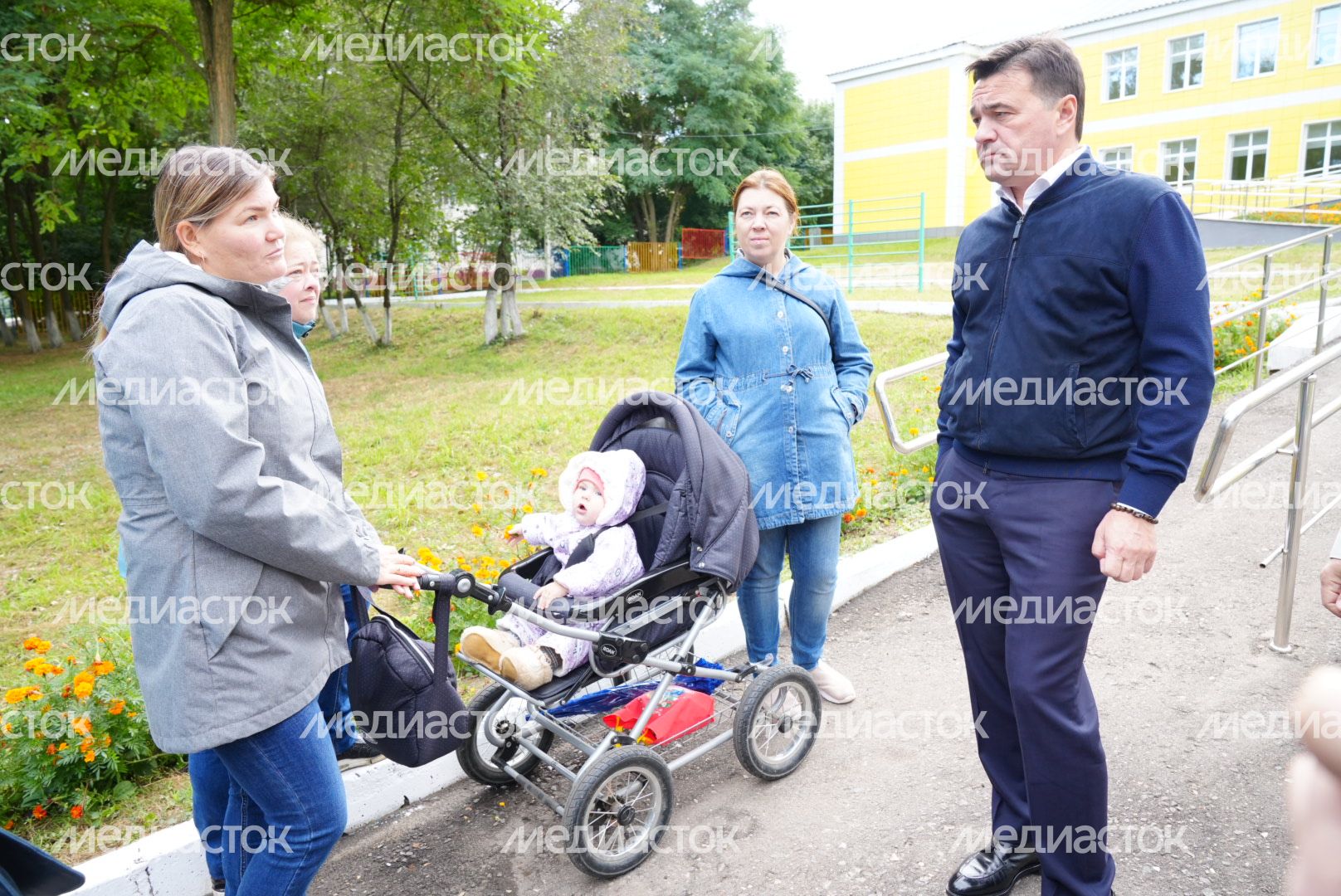 Проверка работы школы №3 в Кашире Губернатором Подмосковья