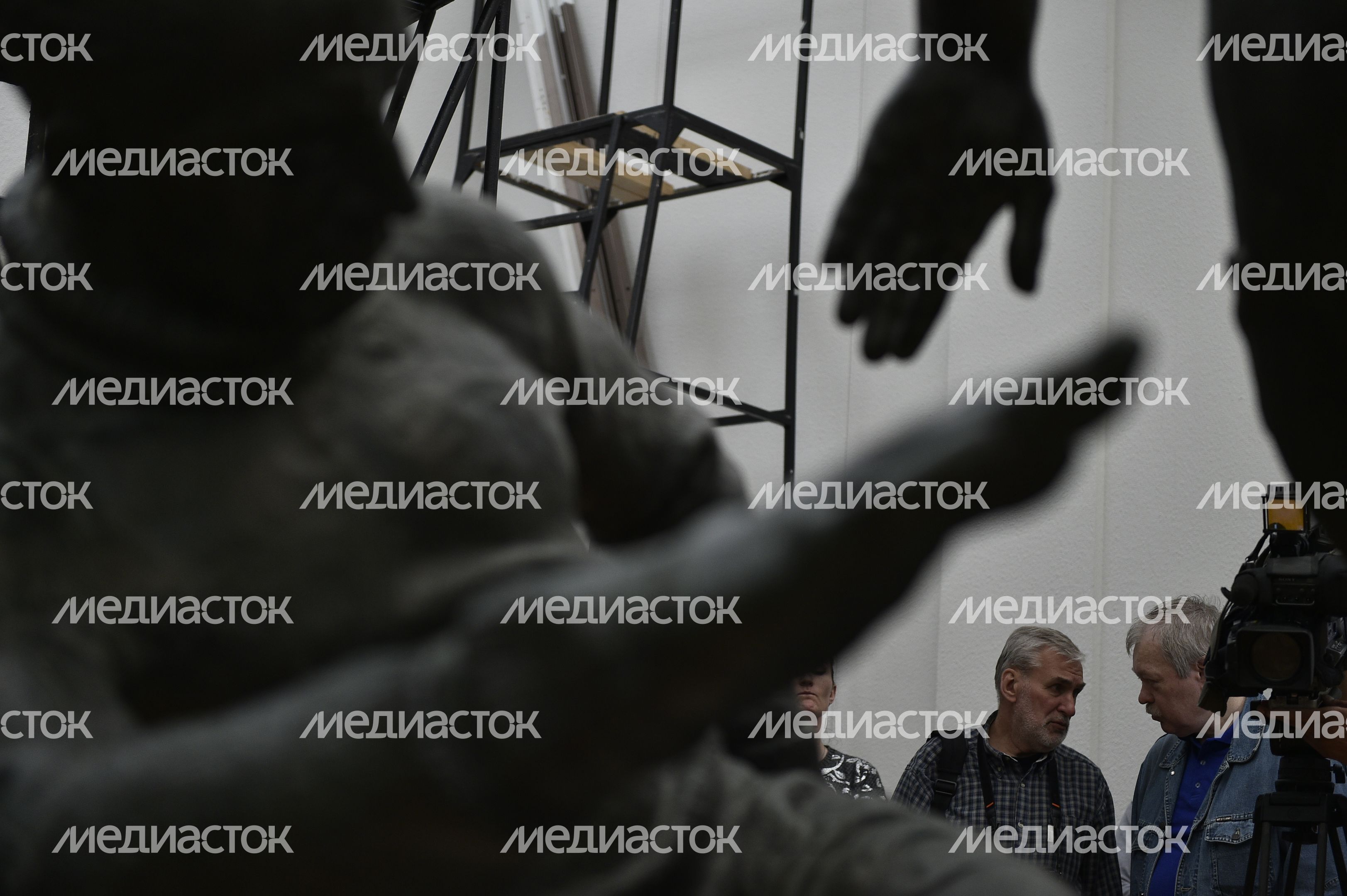 3D-сканирование скульптуры Чайкова «Футболисты» в Третьяковке