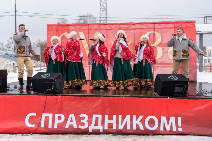 Концертная программа для участников соревнований по подледному лову «Рузская рыбалка-2026» на Озернинском водохранилище