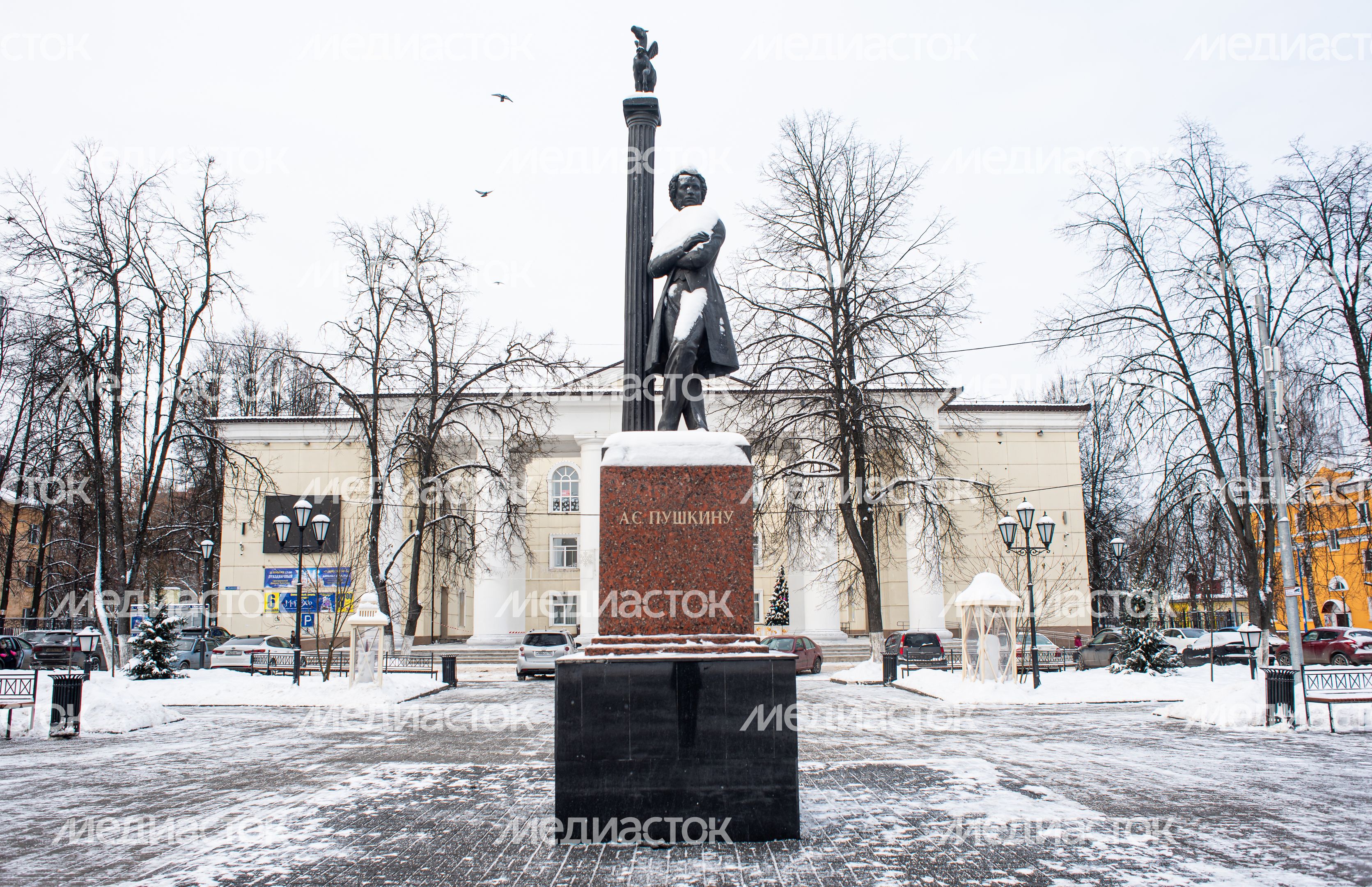 Зимние виды города Щелково