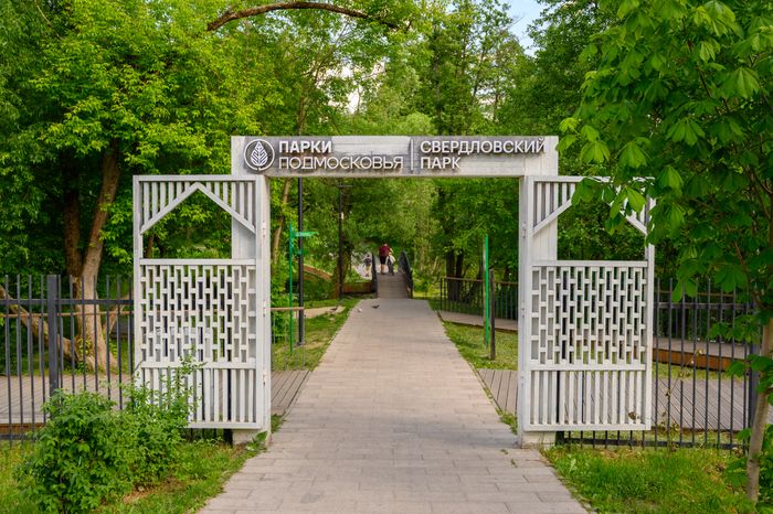 Лето в парке культуры и отдыха «Свердловский» в поселке Свердловский округа Лосино-Петровский
