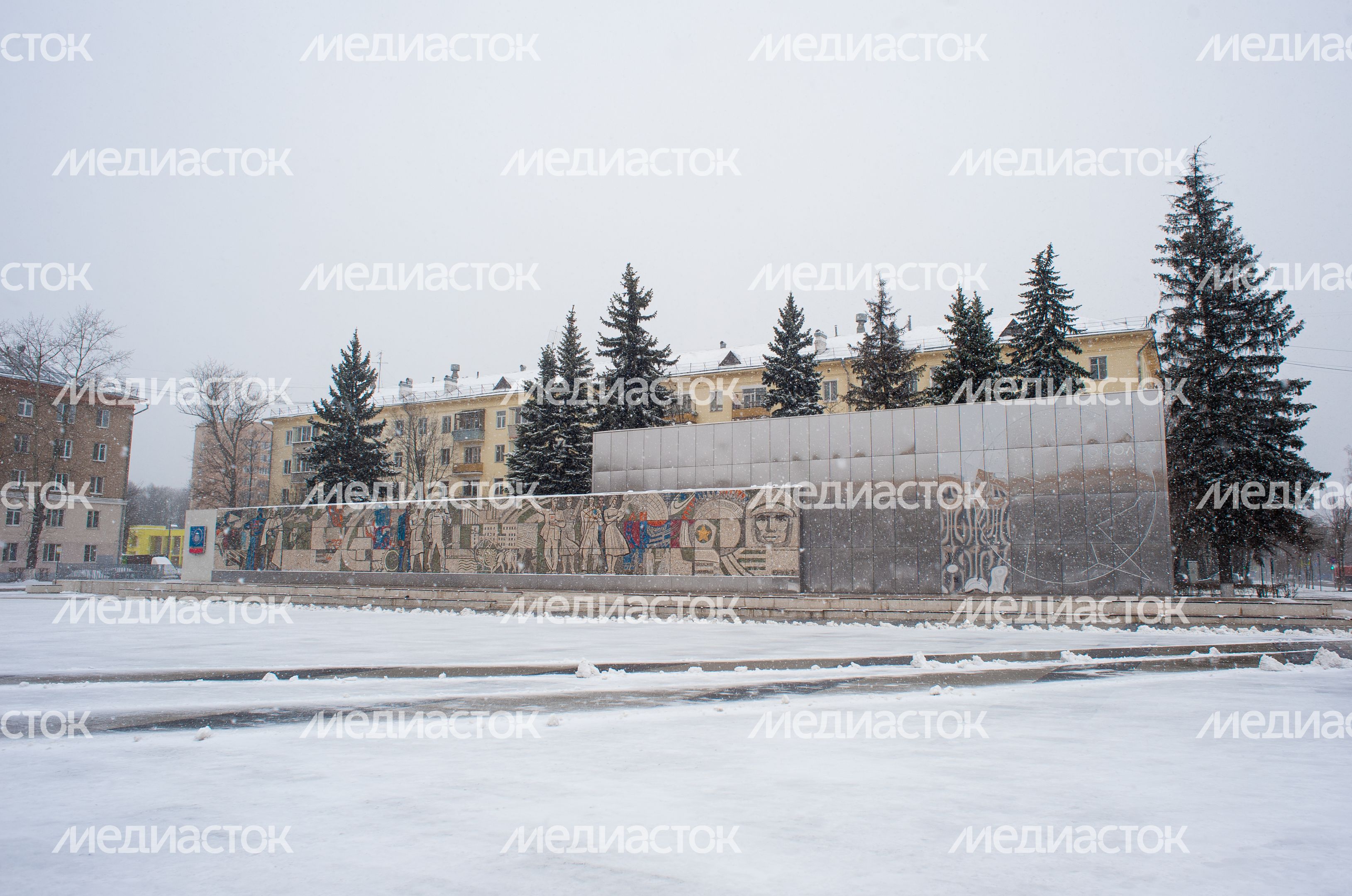 Зимние виды города Королёв