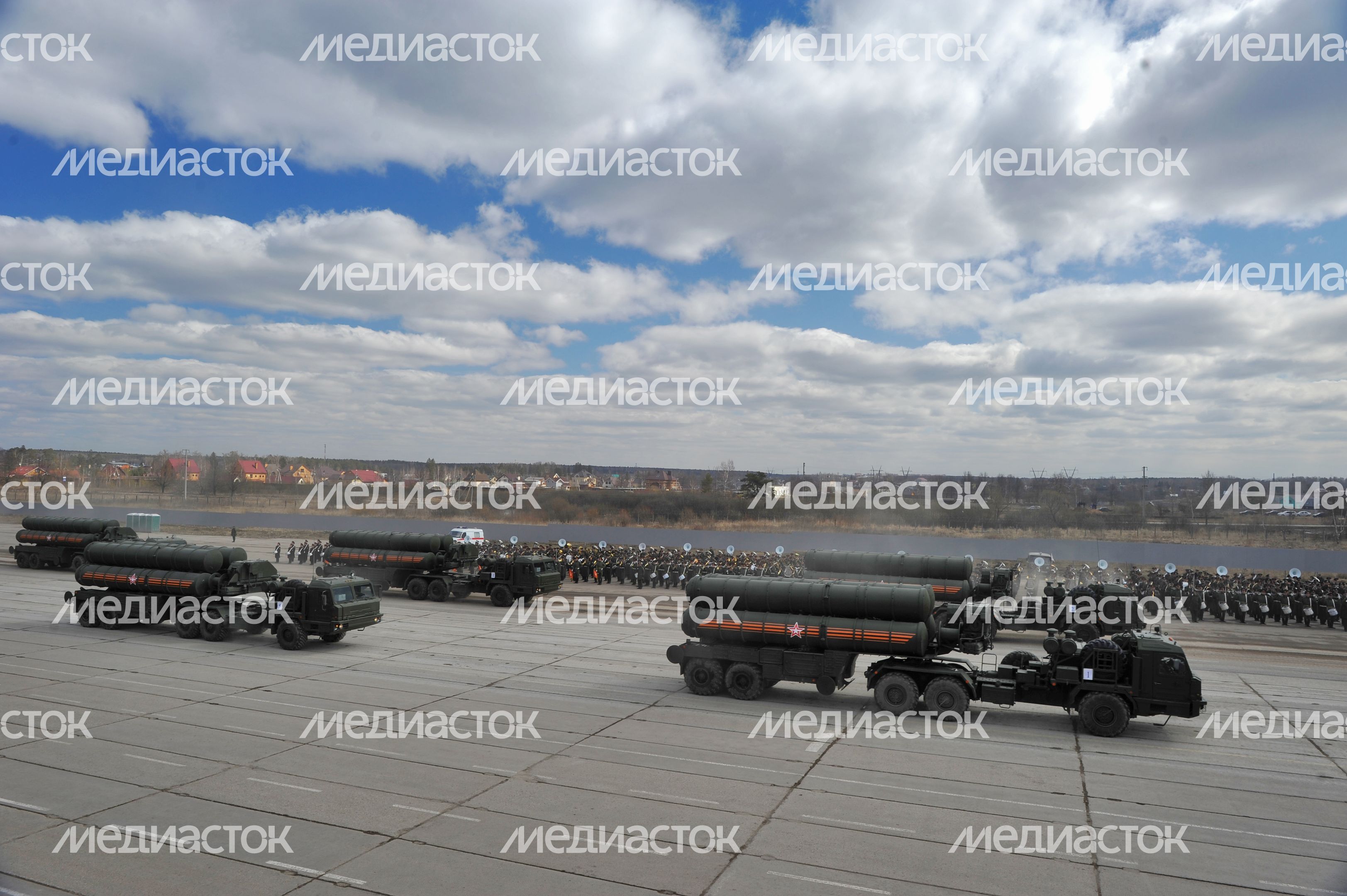 Репетиция Парада Победы в Алабино