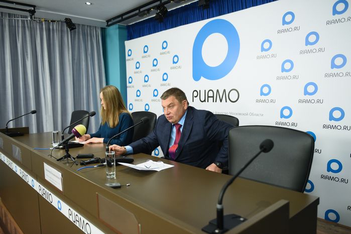 Пресс-конференция министра потребительского рынка и услуг Подмосковья