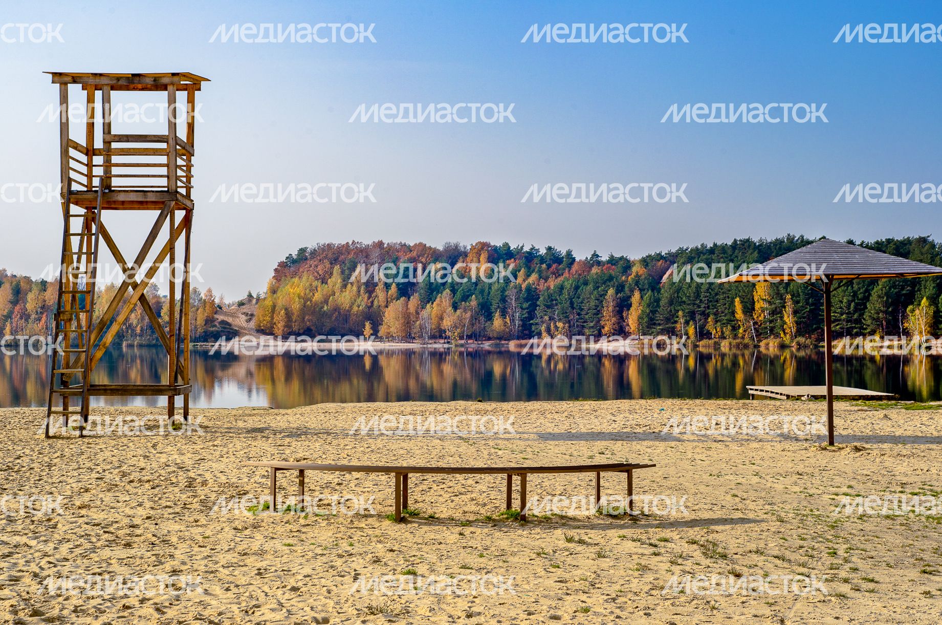 Осенние виды Волкушинского карьера