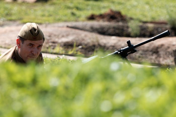 Военно-историческая реконструкция «Огненная дуга» в Одинцовском округе, посвященная Курской битве