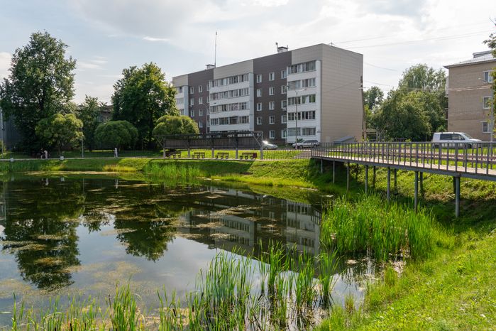 Георгиевский пруд в городе Руза