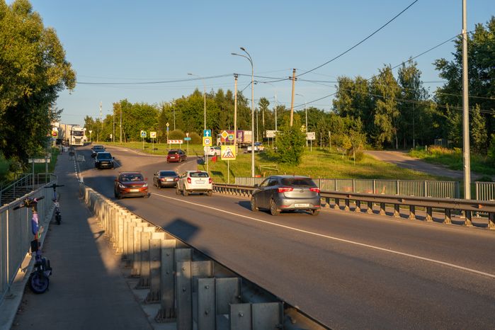 Племхозский мост через реку Рожайку в округе Домодедово