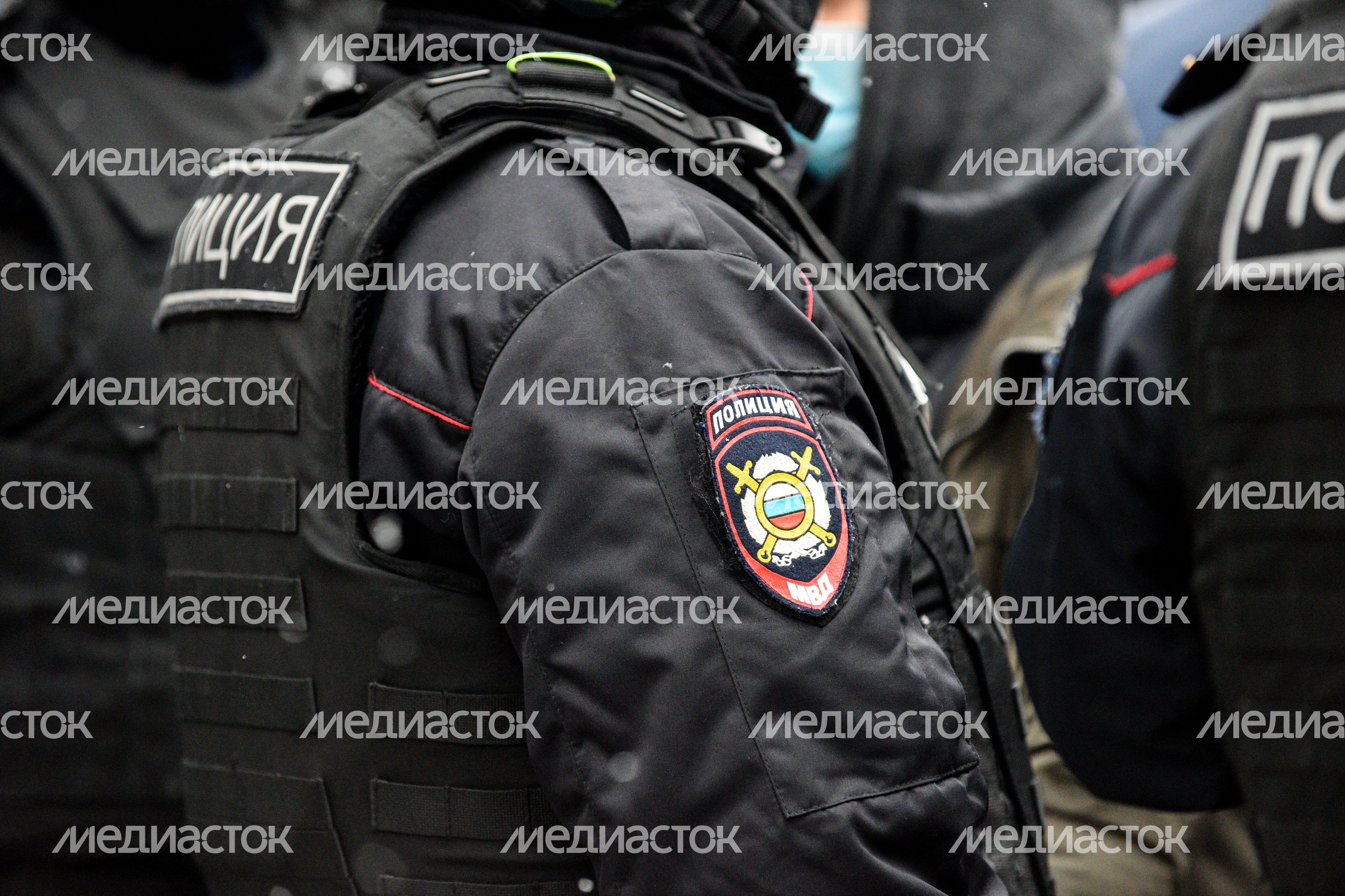 Охрана общественного порядка сотрудниками полиции в Москве