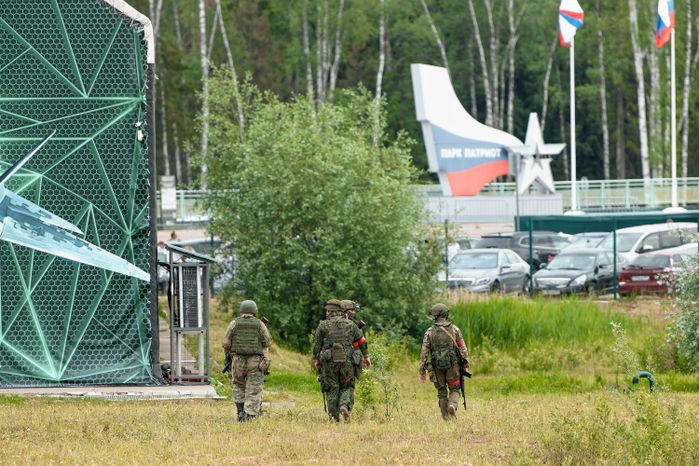 Реконструкция современных боевых действий в парке «Патриот» Одинцовского округа