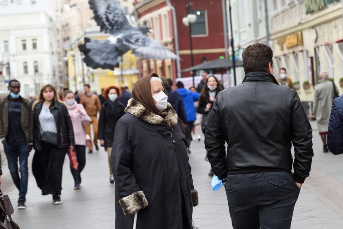 Масочный режим в Москве