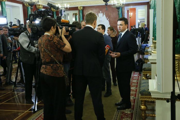 А. Воробьев на ежегодном послании президента РФ Федеральному Собранию