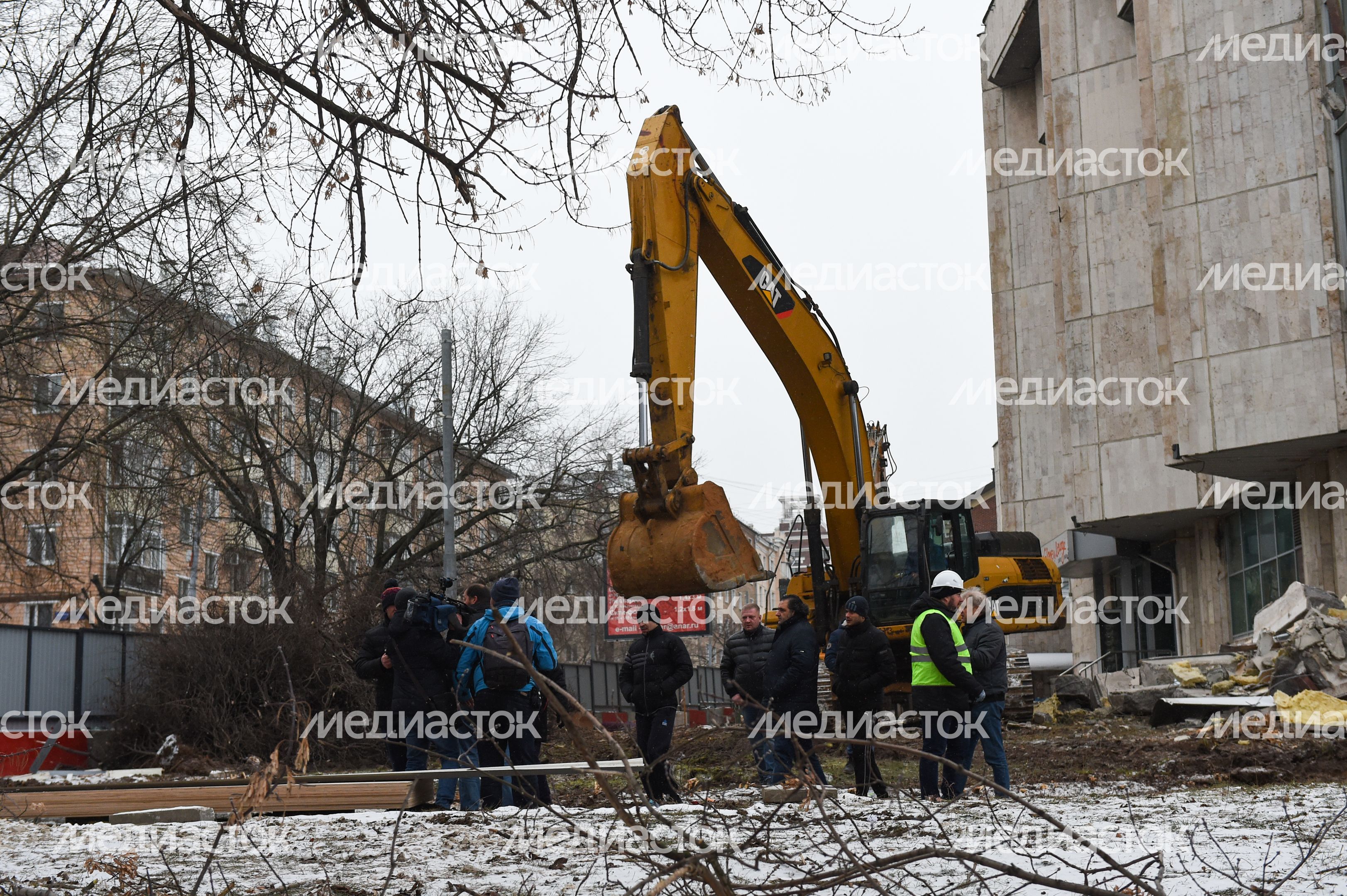Снос кинотеатра «Соловей» в Москве