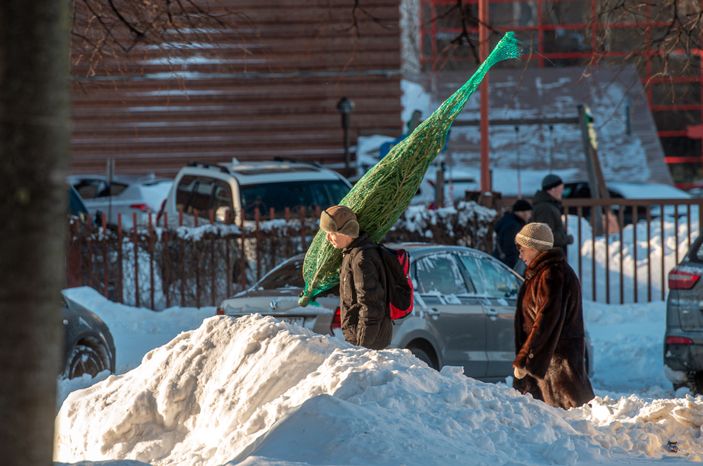 Зима в Москве