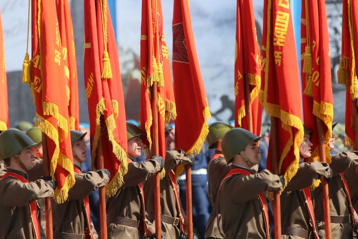 Парад Победы на Красной площади в Москве