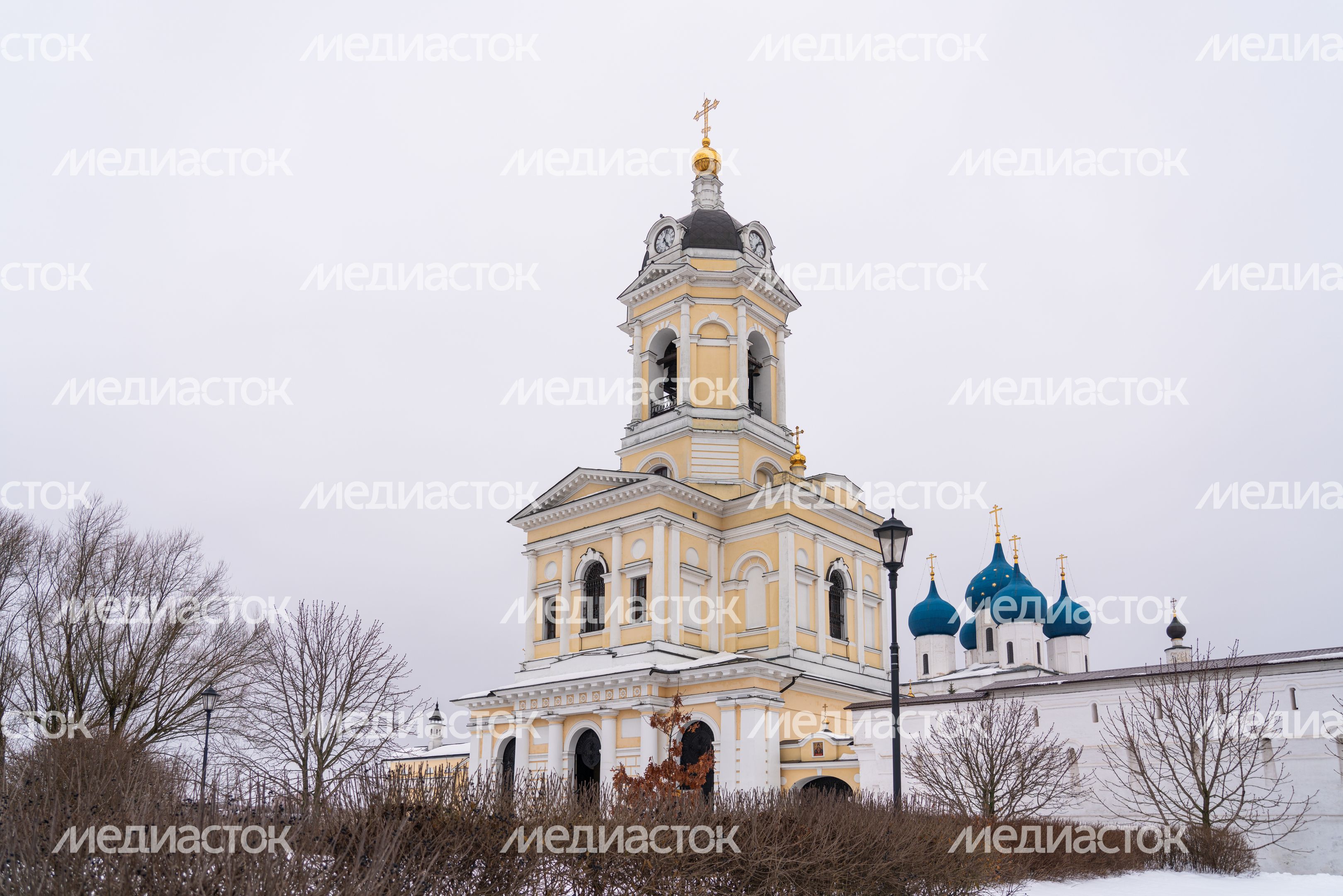 Серпухов. Высоцкий ставропигиальный мужской монастырь. Зима Серпухов. Высоцкий ставропигиальный мужской монастырь. Зима