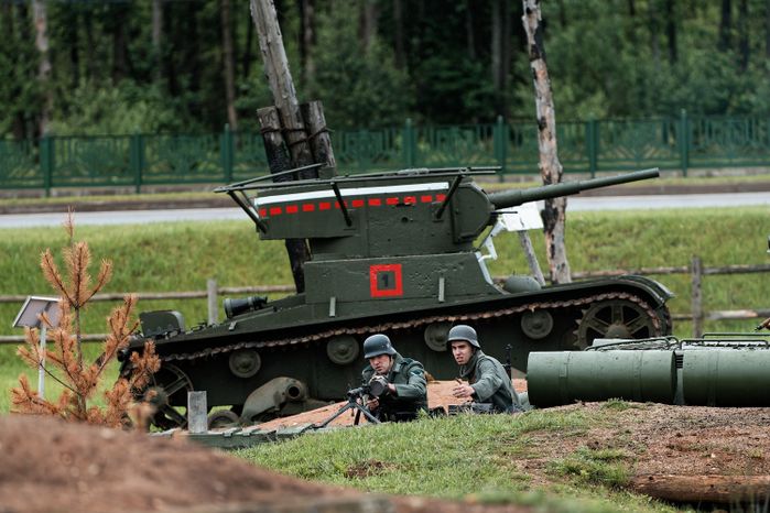 Военно-историческая реконструкция «Первый день войны» у Главного храма ВС РФ в День памяти и скорби